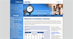 Desktop Screenshot of clarkstoncalendar.org
